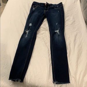 Ripped dark jeans from hollister